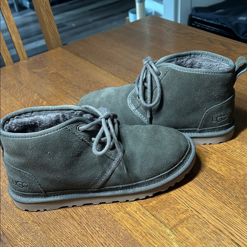 UGG Women’s Neumel Taupe Suede Chukka Boots Size 7